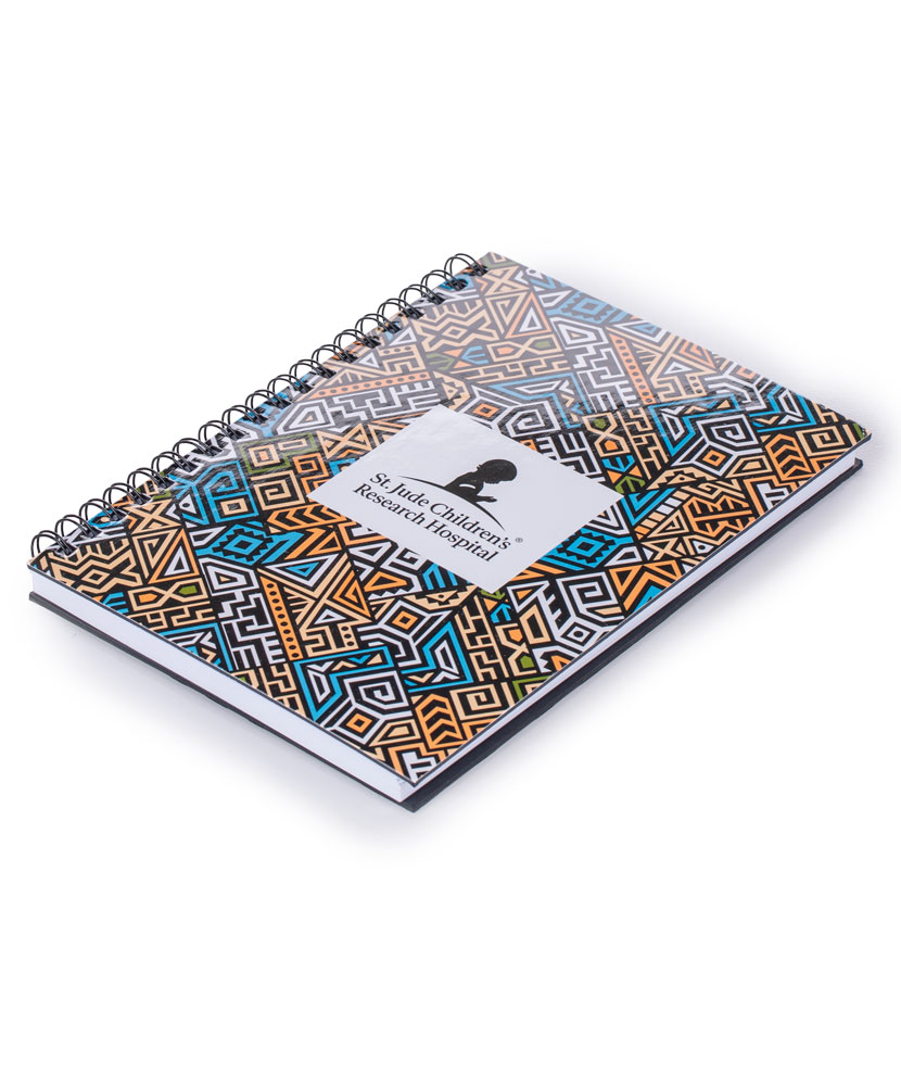 Geo Abstract Design Spiral Notebook